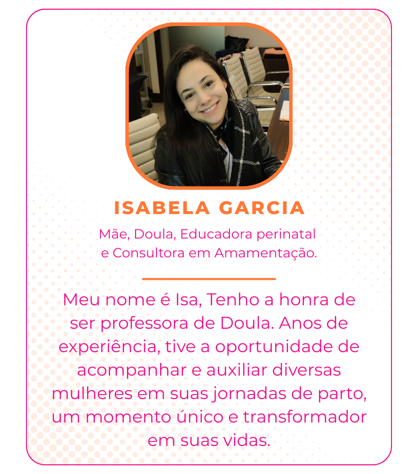 Professora do Cursos de Doula